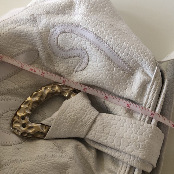 VENETO vintage womens shoulder purse pleather PVC doctor-style opening BNWT - Picture 10 of 10